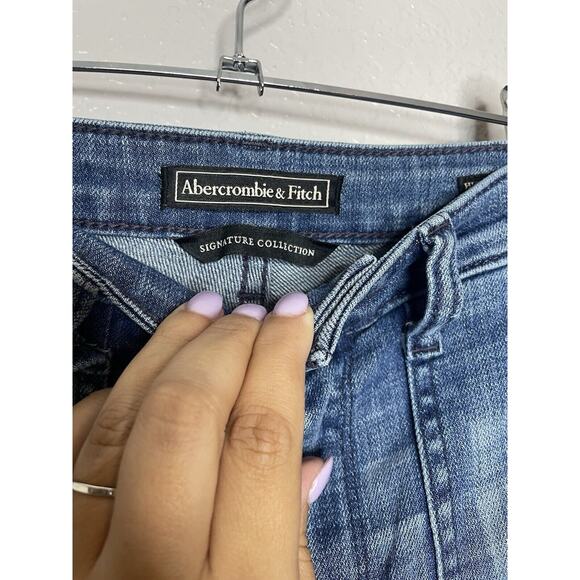 Abercrombie & Fitch Blue Flare Jeans - Picture 8 of 11